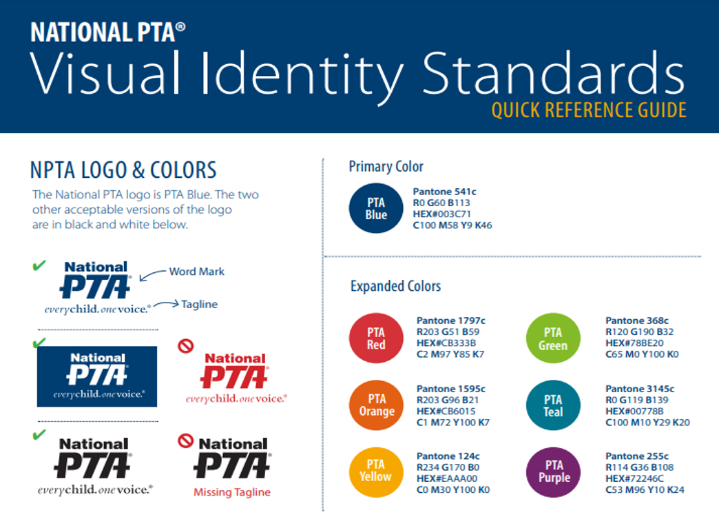 Logo Standards Users Branding and Logos | UtahPTA.org